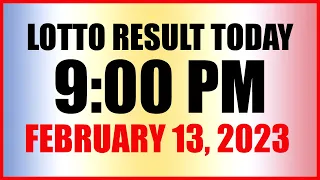 Lotto Result Today 9pm Draw February 13, 2023 Swertres Ez2 Pcso