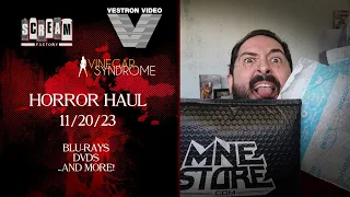 Horror Haul and Unboxing: 11/20/23 | Scream Factory, Vinegar Syndrome, and more!