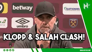 Klopp reacts to ARGUMENT with Salah! | West Ham 2-2 Liverpool