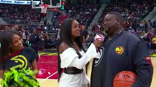 Fan at Hawks game hits half court shot for $10K