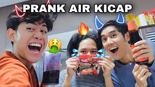 PRANK AIR KICAP 🤣 AQILZULKIFLEE DAN AKIDDOS BUAT AFIQKENTANG MUNTAH🤮