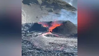 Fagradalsfjall eruption August 2022