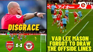 WHAT A DISGRACE 🔴 Arsenal was ROBBED! 😡 VAR Lee Mason FORGOT to draw offside lines 😡