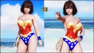 DOA 5 Tsukushi DOAXVV Wonder Woman mod 4K