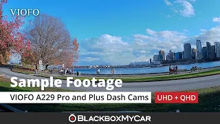 VIOFO A229 Pro and Plus Dash Cams | Sample Footage | BlackboxMyCar