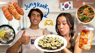 EATING *ONLY KOREAN FOOD* FOR A WEEK🇰🇷🥟🎎✨ [한국어 자막!]