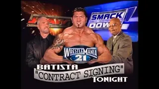 WWE Raw 21/02/2005 Firma de Contrato de Batista [Parte 02/02] [Español Latino] By Omar & Raymond