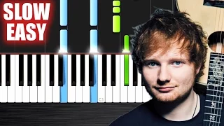 Ed Sheeran - Photograph - SLOW EASY Piano Tutorial by PlutaX