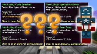 HOW TO GET EVERY NEW SECRET ACHIEVEMENT IN HYPIXEL MAIN LOBBY UPDATE