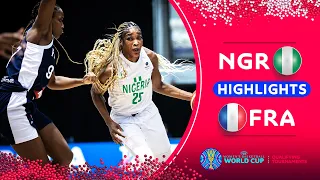 HISTORIC TRIUMPH after 20 down! | Nigeria - France | Highlights #FIBAWWC 2022 Qualifying Tournaments