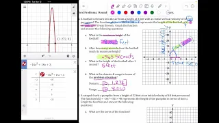 Intro to Quadratics Review page 3