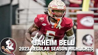 Jaheim Bell 2023 Regular Season Highlights | Florida State TE