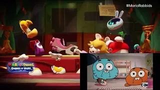 Gumball & Darwin’s Reaction Of Rayman’s First Look In Mario + Rabbids Sparks Of Hope