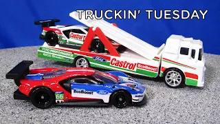 Truckin' Tuesday! My least favorite truck so far. Ford C-800 with 2016 Ford GT Race
