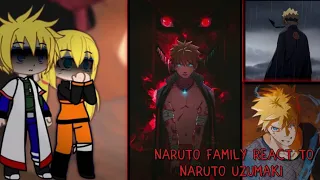 Naruto family reacts to him || Au || Gacha reaction || Naruto gacha reaction