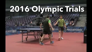 2016 North American Table Tennis Olympic Trials Seth Pech Vs Nikhil Kumar