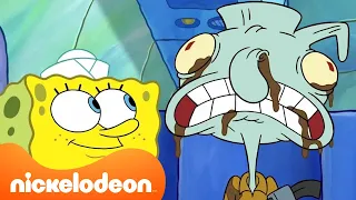 سبونج بوب | 13 دقيقة من سكويدوورد وهو مزعوج | Nickelodeon Arabia