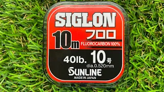 Обзор флюорокарбоновой лески Sunline Siglon Fluoro по заказу Fmagazin