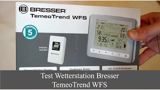Unboxing Video der Bresser Wetterstation TemeoTrend WFS