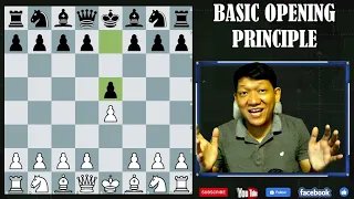 PAANO LUMAKAS SA CHESS GAMIT ANG SIMPLE OPENING IDEA NA ITO! Back to Basic! Opening Principle