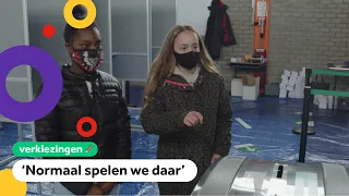 Veel scholen omgetoverd tot stemlokaal