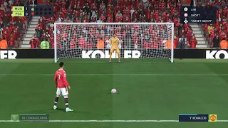 Manchester United vs PSG penalty shoot out Fifa 22