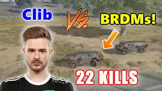 Team Liquid Clib vs 2 BRDMs! - 22 KILLS - SOLO vs SQUADS! - Beryl M762 + MK14 - PUBG