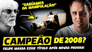 BOMBA: FELIPE MASSA EXIGE TÍTULO "ROUBADO" DE 2008 APÓS NOVAS PROVAS | FÓRMULA 1 | GP EM CASA+