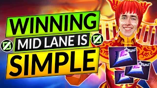 INSTANTLY WIN MID LANE by doing THIS - CCNC's Laning Secrets - Dota 2 Guide