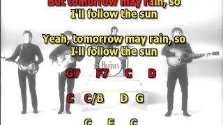 I'll Follow The Sun Beatles  Mizo Vocals  lyrics chords cover