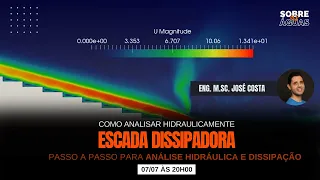 Como analisar hidraulicamente uma escada dissipadora?