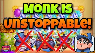 Max Monk CANNOT Be Stopped! ⚔️ WAR DAY! - Rush Royale