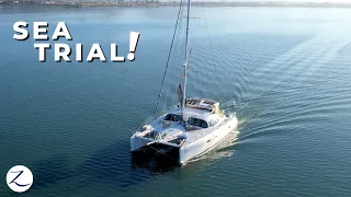 GET UR MOTOR RUNNIN'! Sea Trial on new Yanmar 110 engines (Ep 286)