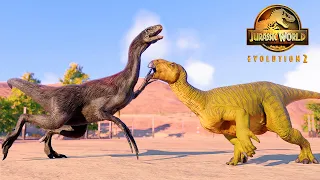 Therizinosaurus VS All Herbivore Dinosaurs Fighting Animations 🦖 Jurassic World Evolution 2