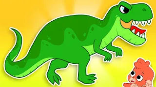 Dinosaurs for Kids | Club Baboo | LONG 1 HOUR VIDEO | Watch and Learn Dinosaur Names like T-Rex