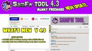 SamFw Tool 4.3 - Remove Samsung FRP one click New