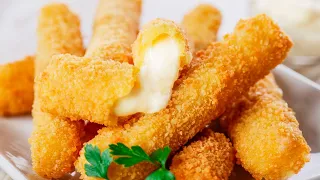 How to Make Mozzarella Sticks - Fried Cheese Sticks Recipe