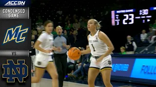 Merrimack vs. Notre Dame Condensed Game | 2022-23 ACC Women’s Basketball