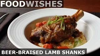 Beer-Braised Lamb Shanks - Food Wishes - Spring Lamb
