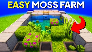 Minecraft Moss & Bonemeal Farm 1.20 Java | 5000+ Moss Per Hour!