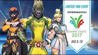 Ash opens 100+ Summer Games 2017 Loot Boxes | Overwatch