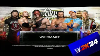 FULL MATCH - 6 SUPERSTAR TAG TEAM WARGAMES IN SURVIVOR SERIES | WWE 2K24