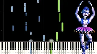 FNAF Ballora Song - Dance To Forget - TryHardNinja (Piano Tutorial) [Synthesia]
