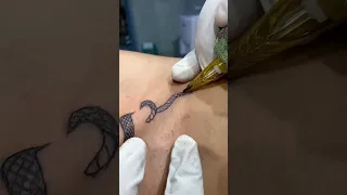 Mam ka snake tattoo kaisa laga #trending