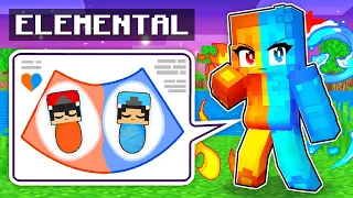 ELEMENTAL OMZ GIRL is PREGNANT with TWINS in Minecraft! - Parody Story(Roxy and Lily,Crystal)