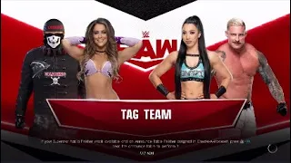 WWE 2K22 - Fury & Aliyah vs Index (Raw 2021)