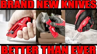 Milwaukee Tools 3 BRAND NEW Utility Knives ARE BETTER THAN EVER!