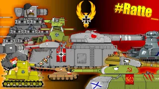 I'm the greatest and oldest monster of Germany... I AM RATTE + BONUS - cartoon about tanks
