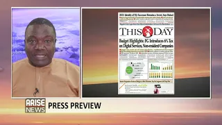 BUDGET HIGHLIGHTS:FG INTRODUCES 6% TAX ON DIGITAL SERVICES, NON-RESIDENT COMPANIES-NEWSPAPER REVIEW