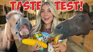 HORSE TASTE TEST CHALLENGE!